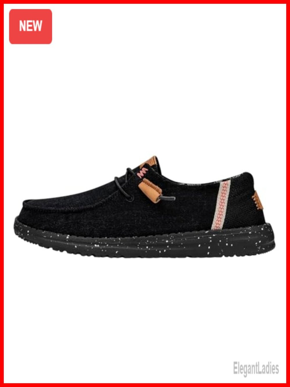 Women's Washed Canvas Slip On Loafers, Lightweight Textile Shoes, Easy On